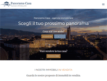 Tablet Screenshot of panoramacasaimmobiliare.it